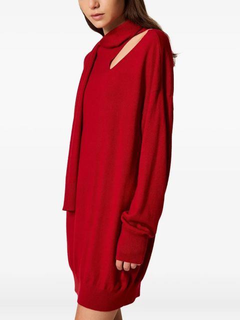 TWINSET cut-out mini dress - Red