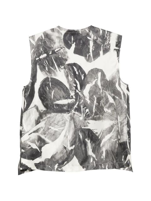 Alysi printed buttoned top - Black - zdjęcie produktu nr 2