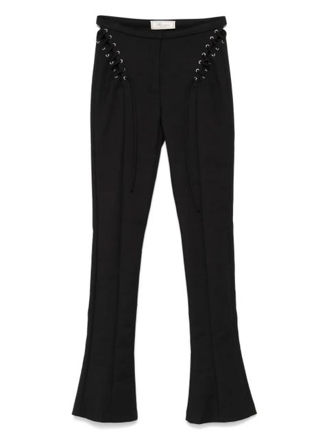 Blumarine lace-up detail trousers - Black - zdjęcie produktu nr 1