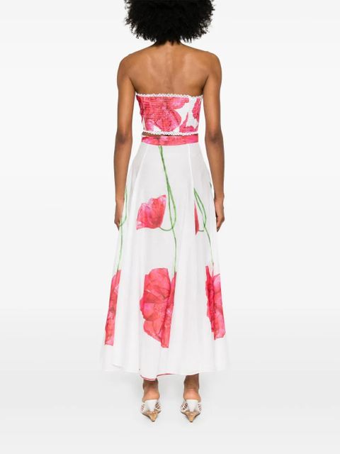 Charo Ruiz Ibiza Ventine maxi skirt - White