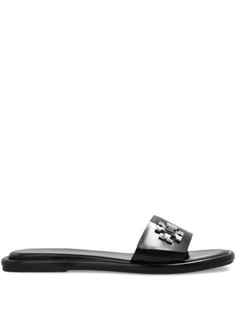 Tory Burch logo-detailing flat sandals - Black - zdjęcie produktu nr 1