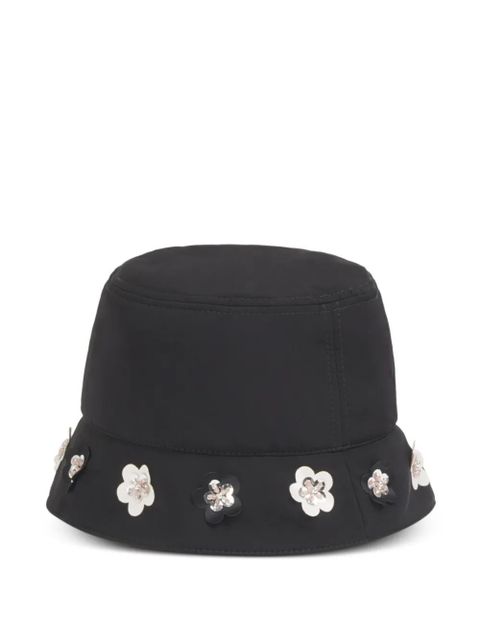 Marni logo bucket hat - Black