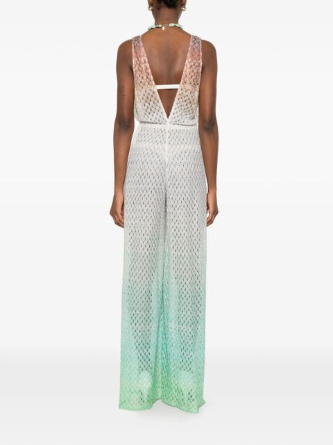 Missoni V-neck jumpsuit - Neutrals