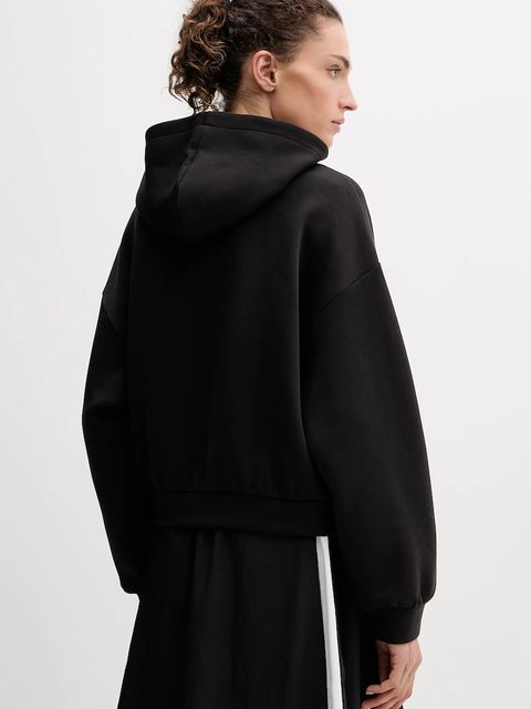 Puma bluza damska kolor czarny z kapturem gładka 632051