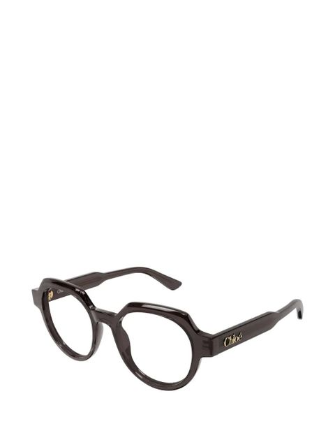 Chloé Eyewear round-frame glasses - Grey - zdjęcie produktu nr 2