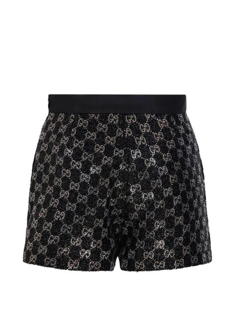 Gucci logo-patterned shorts - Black - zdjęcie produktu nr 2