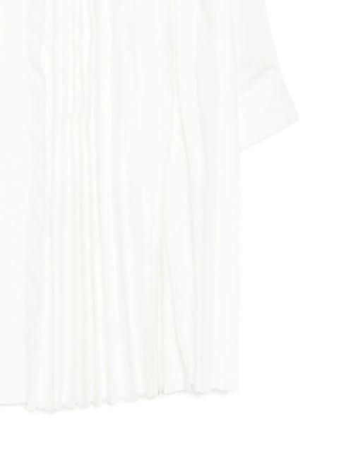 Comme Des Garçons pleated shirt - White