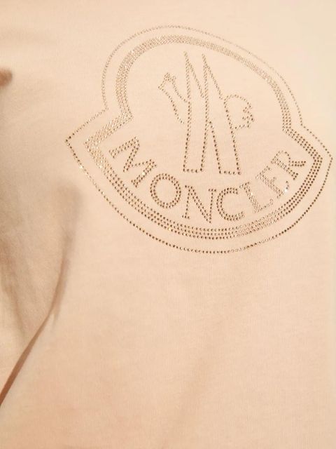 Moncler logo-print cotton T-shirt - Neutrals - zdjęcie produktu nr 2