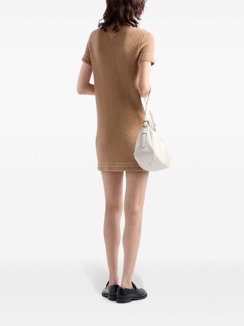 Prada cashmere mini dress - Brown