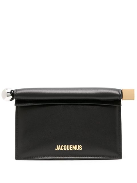 Jacquemus La Petite Pochette Rond Carré clutch bag - Black