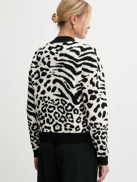 Morgan sweter damski kolor beżowy z półgolfem MFELIXA