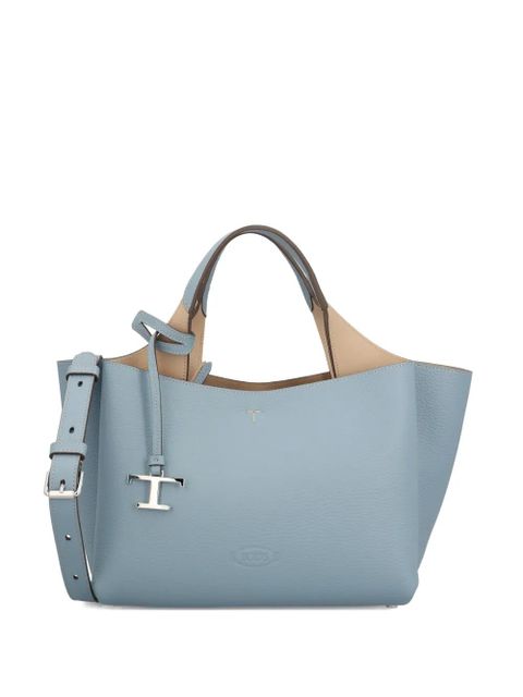 Tod's 't' charm leather backpack - Blue - zdjęcie produktu nr 1