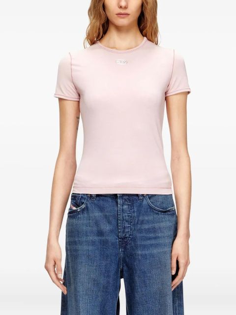 Diesel logo crew neck t-shirt - Pink