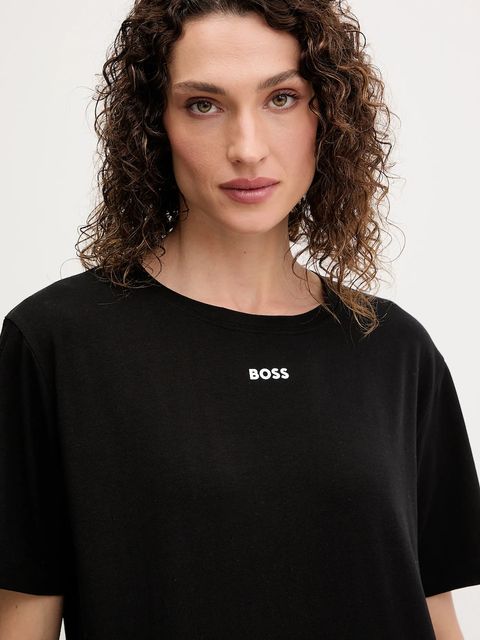 BOSS piżama damska kolor czarny 50545568