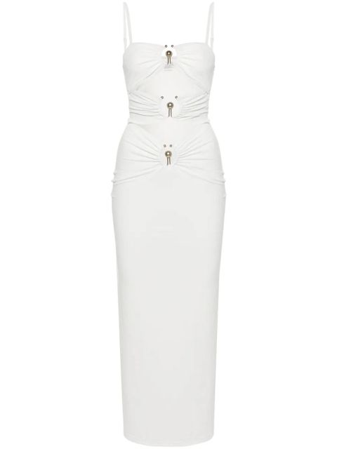 Christopher Esber Pierced Orbit maxi dress - White - zdjęcie produktu nr 1