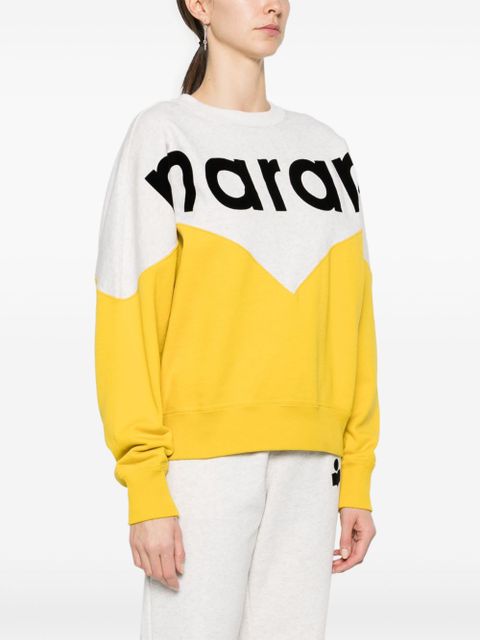 MARANT ÉTOILE Houston crew-neck sweatshirt - Yellow