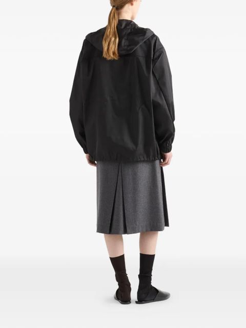 Prada Re-Nylon hooded jacket - Black