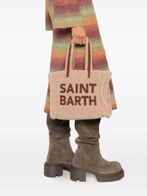 MC2 Saint Barth Teddy logo-detailing tote bag - Neutrals
