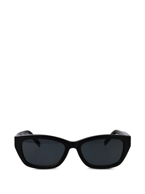 Saint Laurent logo-plaque cat-eye sunglasses - Black - zdjęcie produktu nr 1