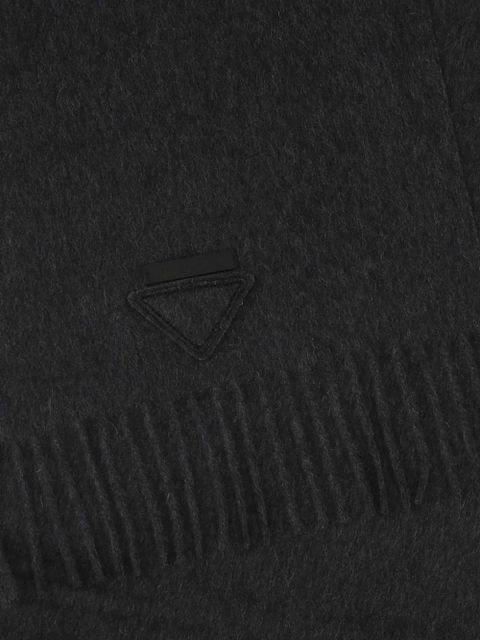 Prada cashmere scarf - Grey - zdjęcie produktu nr 2