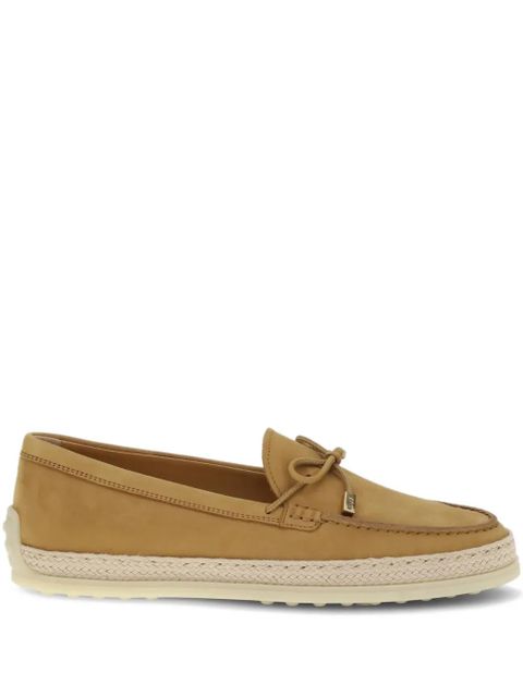 Tod's bow-detail round-toe loafers - Neutrals - zdjęcie produktu nr 1
