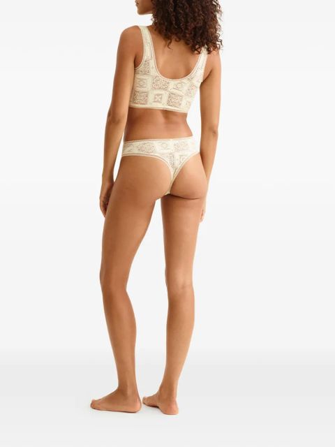 ERES Mandala patterned briefs - Neutrals