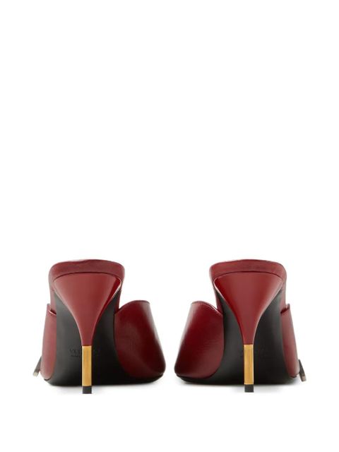 Versace Nyx leather mules 80 mm - Red