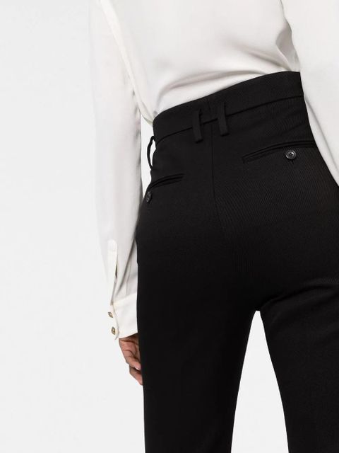 Saint Laurent straight-leg cut trousers - Black