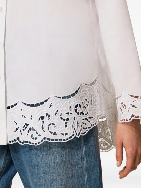 TWINSET broderie-anglaise shirt - White