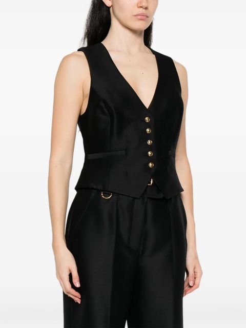 ZIMMERMANN buttoned adjustable waistcoat - Black