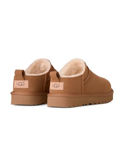 UGG kapcie zamszowe Classic Micro kolor brązowy 1173891.CHE - zdjęcie produktu nr 2