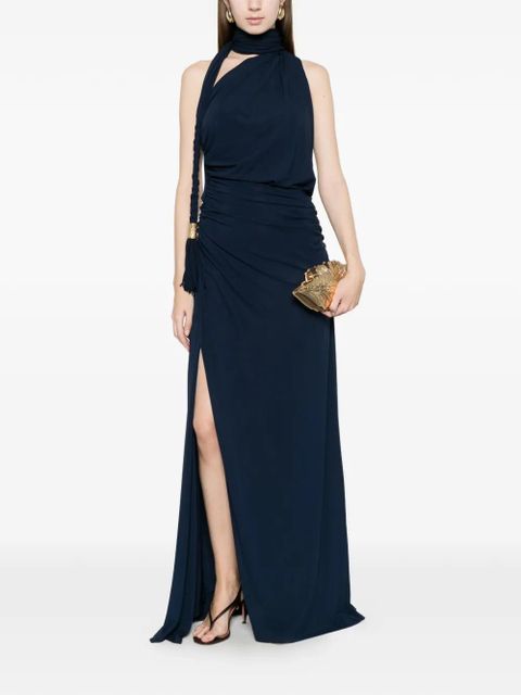 Simkhai tie-detail maxi dress - Blue - zdjęcie produktu nr 2