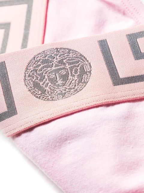 Versace Greca Border jersey briefs - Pink