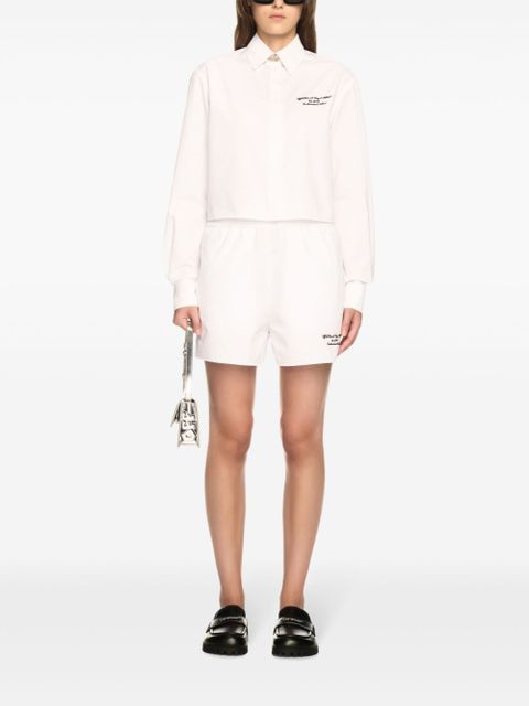 Off-White embroidered poplin shirt - zdjęcie produktu nr 2