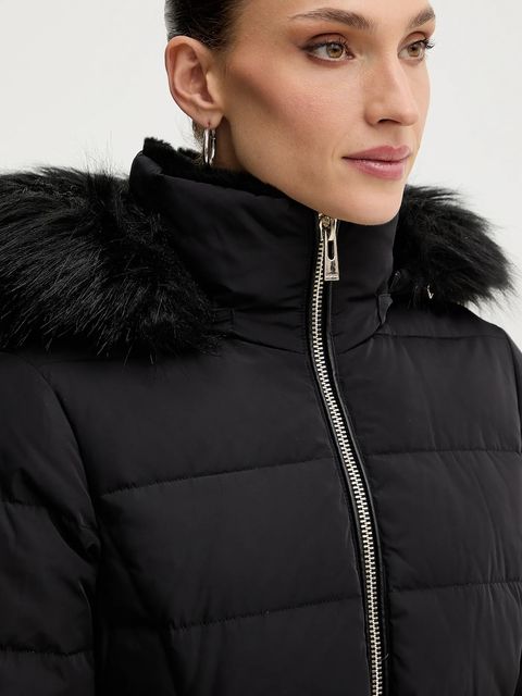 Morgan kurtka puchowa kolor czarny zimowa GAMONI
