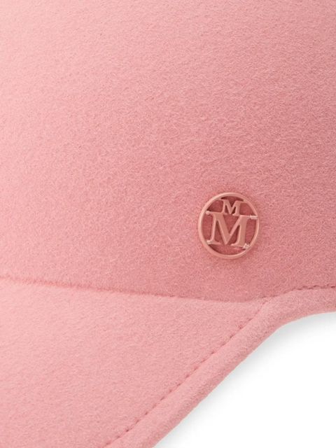 Maison Michel Tiger appliqué-logo baseball cap - Pink - zdjęcie produktu nr 2