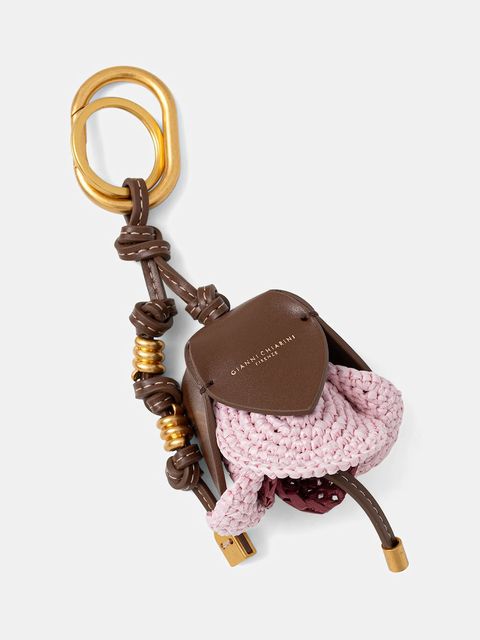 Gianni Chiarini brelok skórzany PC.STRAW.FLOWER.01 - zdjęcie produktu nr 1