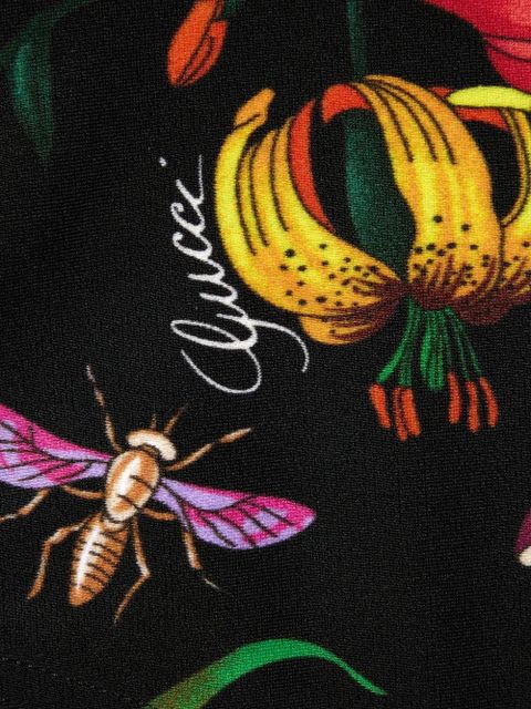 Gucci floral swimsuit - Black