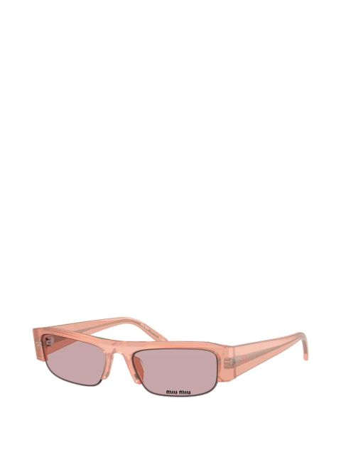 Miu Miu Eyewear rectangle-frame sunglasses - Pink - zdjęcie produktu nr 2