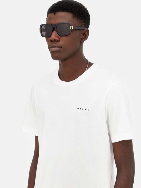 Marni okulary przeciwsłoneczne Zamalek kolor czarny EYMRN00054 001 L13