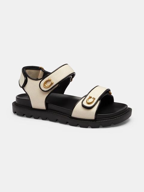 Coach sandały damskie Brynn Canvas Sandal - zdjęcie produktu nr 1