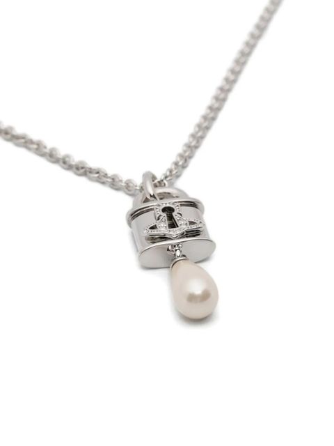 Vivienne Westwood small Celestia Orb-pendant necklace - Silver