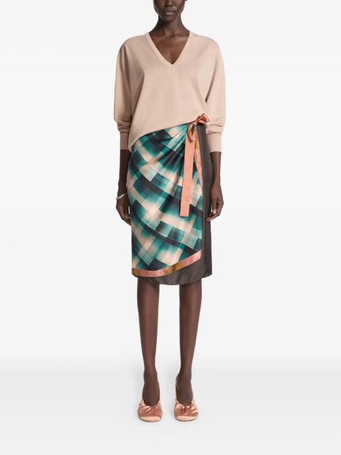 DRIES VAN NOTEN v-neckline sweater - Neutrals - zdjęcie produktu nr 2