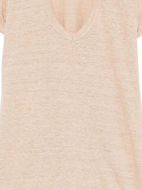 MARANT ÉTOILE Zankou V-neck T-shirt - Neutrals