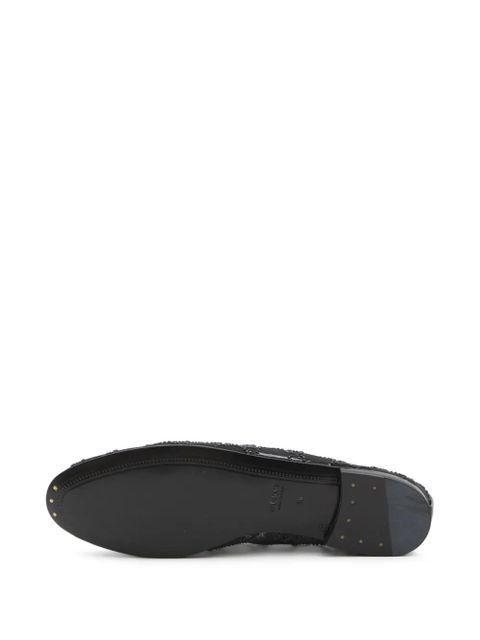 Gucci Jordaan Horsebit-detail loafers - Black