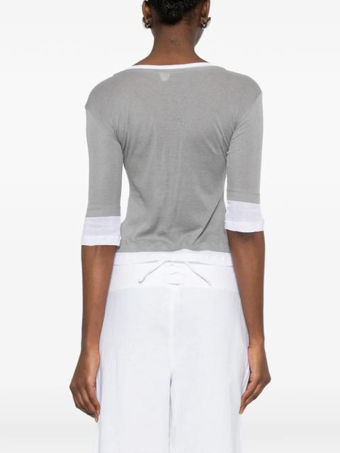 Gimaguas Gemma layered T-shirt - Grey