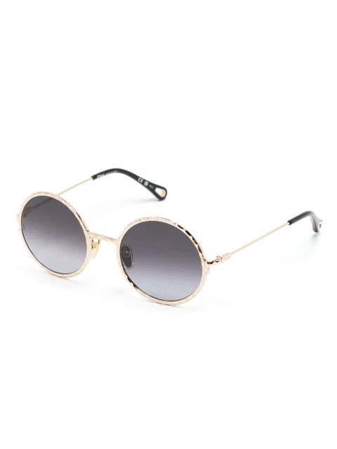 Chloé Eyewear round-frame sunglasses - Gold - zdjęcie produktu nr 2