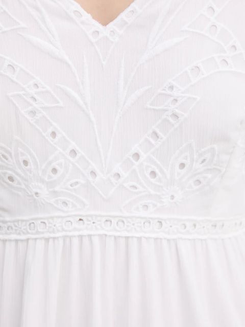 Morgan sukienka ROUBI kolor biały maxi rozkloszowana ROUBI - zdjęcie produktu nr 2