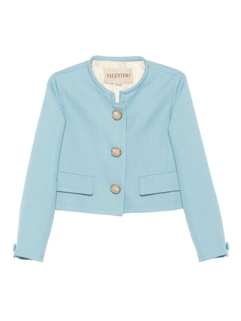 Valentino Garavani embellished button jacket - Blue - zdjęcie produktu nr 1