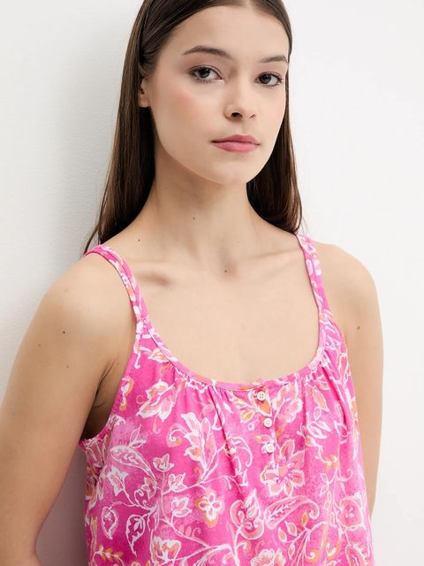 Lauren Ralph Lauren piżama damska kolor różowy ILN12428